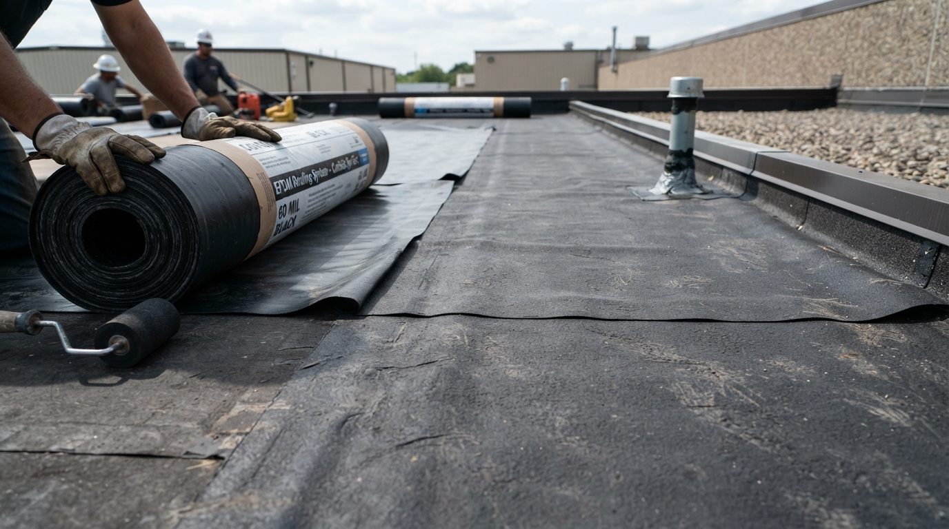 EPDM rubber roofing