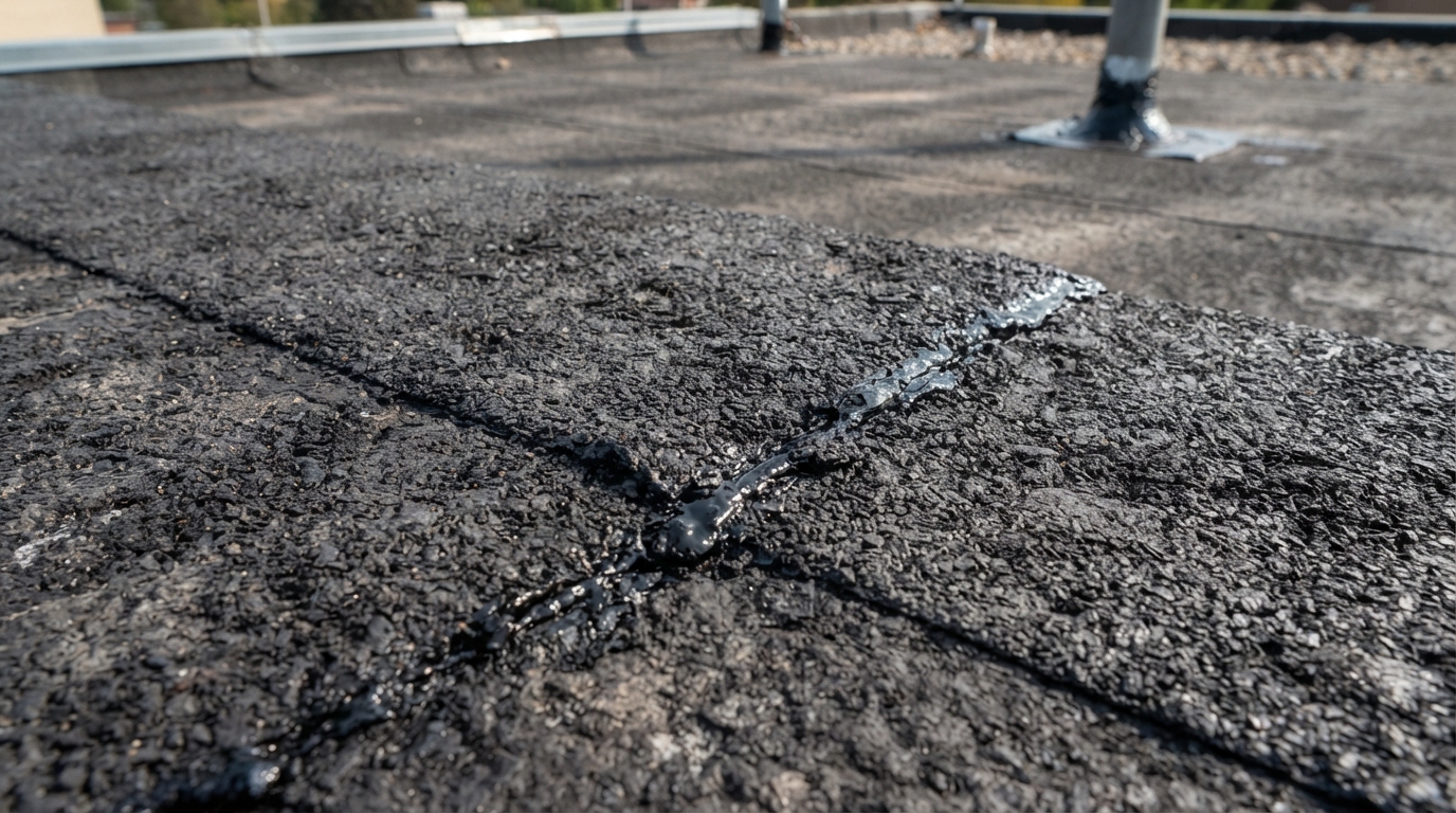 Modified bitumen roofing